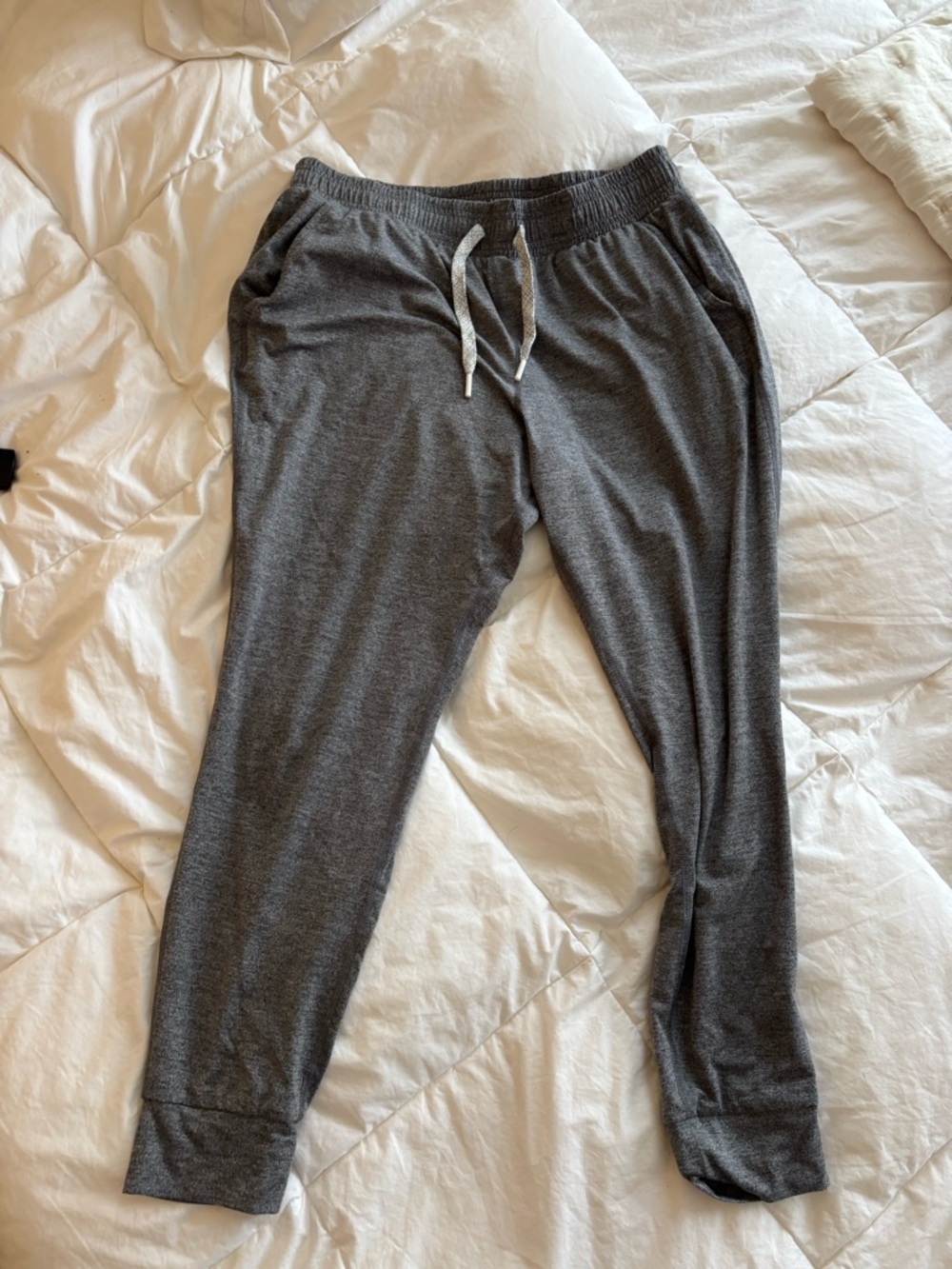 Gray Women’s Track Jogger Pants - Comfortable Everyday Fit